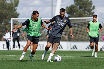 entrenamiento del real madrid