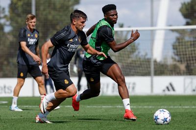 entrenamiento del real madrid