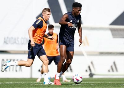 entrenamiento del real madrid