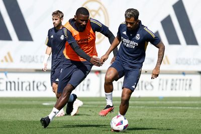 entrenamiento del real madrid