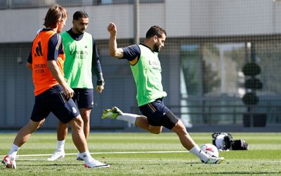 entrenamiento del real madrid
