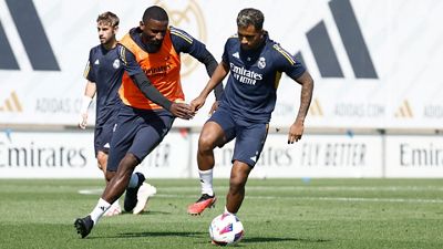 Real Madrid prepare for clash against Atlético