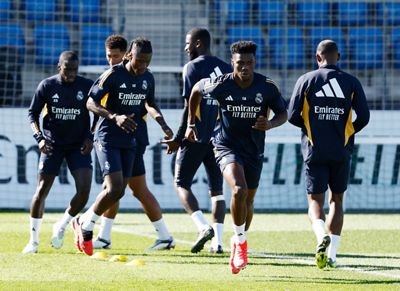 entrenamiento del real madrid