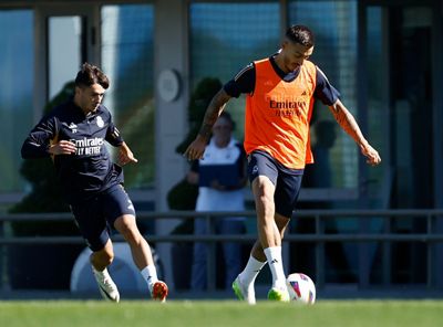 entrenamiento del real madrid