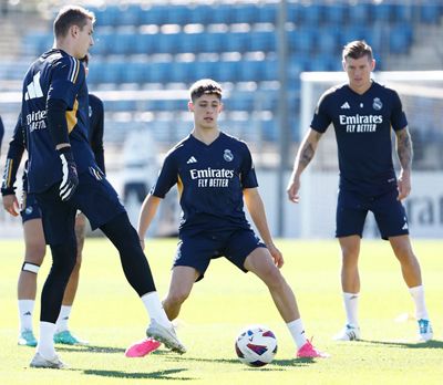 entrenamiento del real madrid