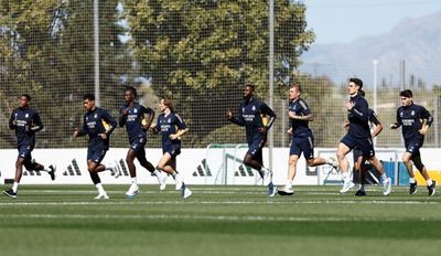 entrenamiento del real madrid