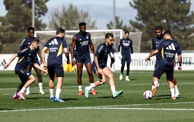 entrenamiento del real madrid