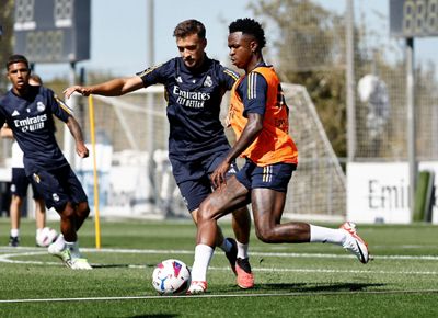 entrenamiento del real madrid
