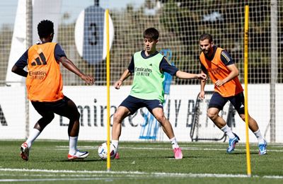 entrenamiento del real madrid