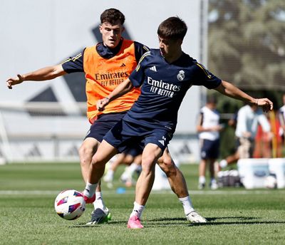 entrenamiento del real madrid