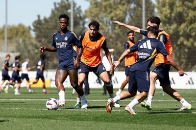 entrenamiento del real madrid