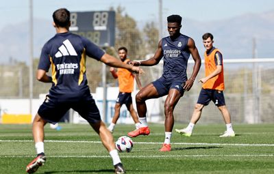 entrenamiento del real madrid