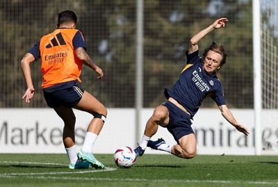 entrenamiento del real madrid