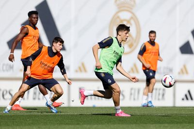 entrenamiento del real madrid