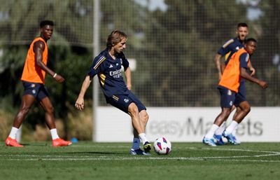 entrenamiento del real madrid