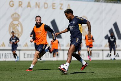 entrenamiento del real madrid