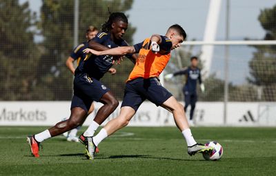 entrenamiento del real madrid
