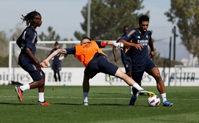 entrenamiento del real madrid