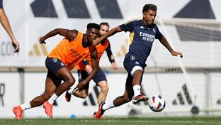 Último entrenamiento antes de recibir a Las Palmas