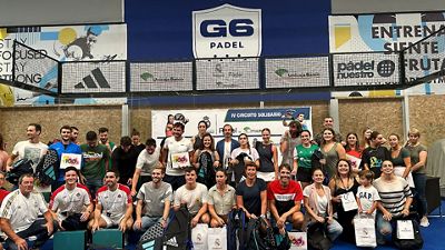 Éxito del Circuito de Pádel Solidario de la Fundación Real Madrid by Unicaja Banco en Santander