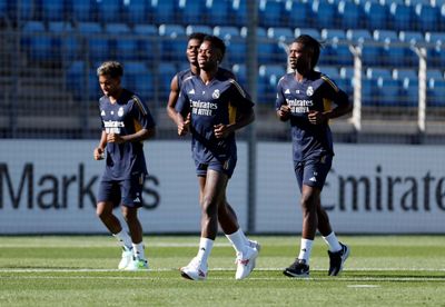 entrenamiento del real madrid