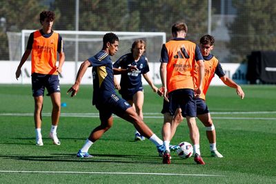entrenamiento del real madrid
