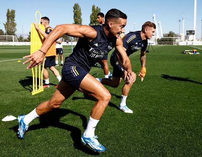 entrenamiento del real madrid