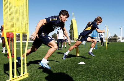 entrenamiento del real madrid