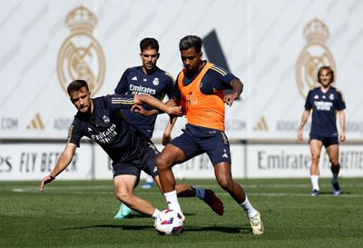 entrenamiento del real madrid