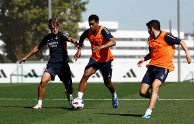 entrenamiento del real madrid