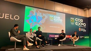 A Fundação Real Madrid na COB Expo 2023 em São Paulo