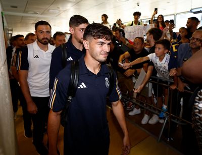 llegada del real madrid a gerona