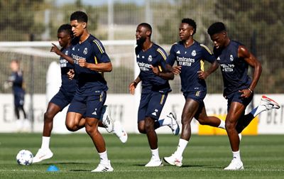 entrenamiento del real madrid