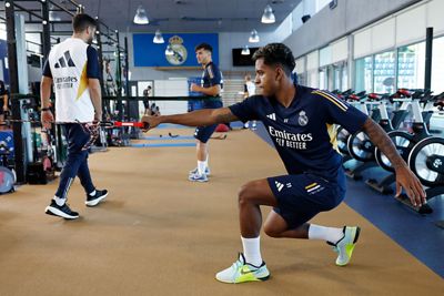 entrenamiento del real madrid