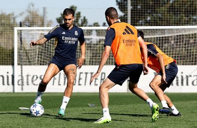 entrenamiento del real madrid