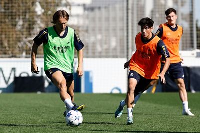 entrenamiento del real madrid