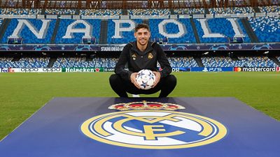 Once inicial del Real Madrid contra el Nápoles