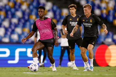 entrenamiento del real madrid