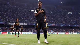 The goal that made it 1-1: Bellingham wins the ball back and Vini Jr. slots home