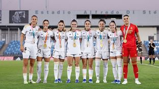 Homenaje a las campeonas del mundo en el Alfredo Di Stéfano