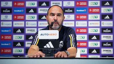 Chus Mateo: “Every team wants to beat Real Madrid and even more so if we're champions'