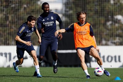 entrenamiento del real madrid