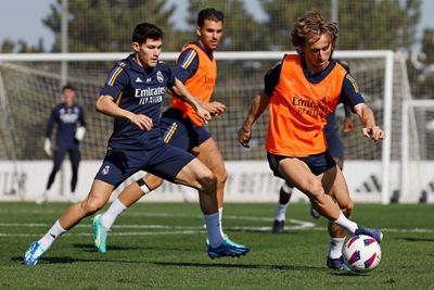 entrenamiento del real madrid