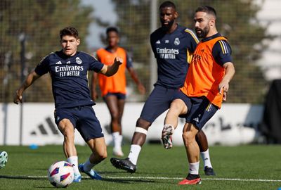 entrenamiento del real madrid