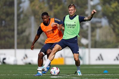 entrenamiento del real madrid