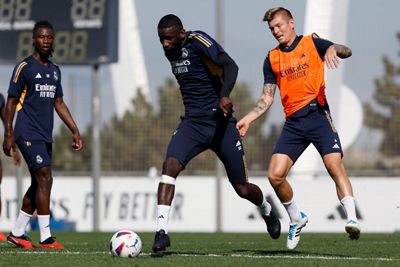 entrenamiento del real madrid