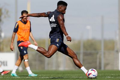entrenamiento del real madrid