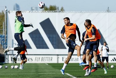 entrenamiento del real madrid