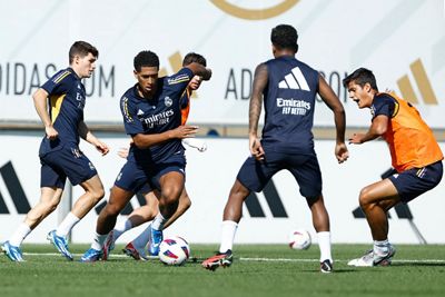 entrenamiento del real madrid