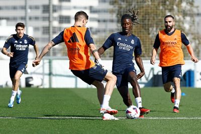entrenamiento del real madrid